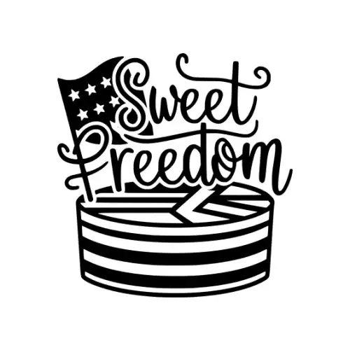 4th July Quotes Silhouette SVG Design | SVG Files for Cricut & Print