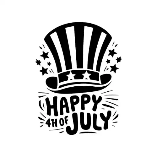 4th July Quotes Silhouette SVG Design | SVG Files for Cricut & Print