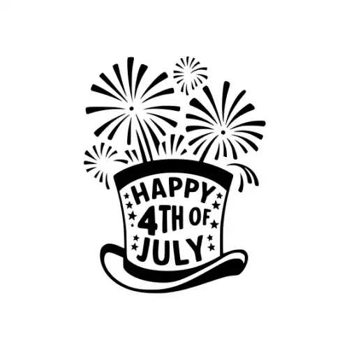 4th July Quotes Silhouette SVG Design | SVG Files for Cricut & Print
