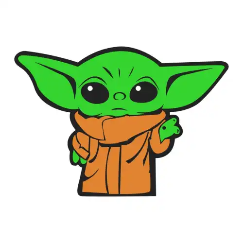 Baby Yoda SVG Design | SVG Files for Cricut & Print