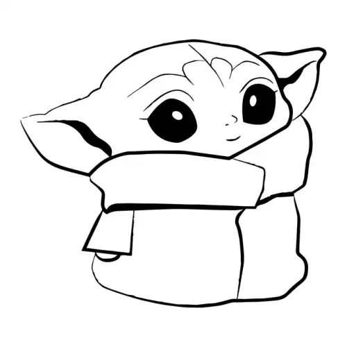 Baby Yoda SVG Design | SVG Files for Cricut & Print