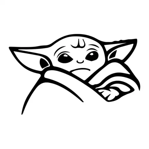 Baby Yoda SVG Design | SVG Files for Cricut & Print