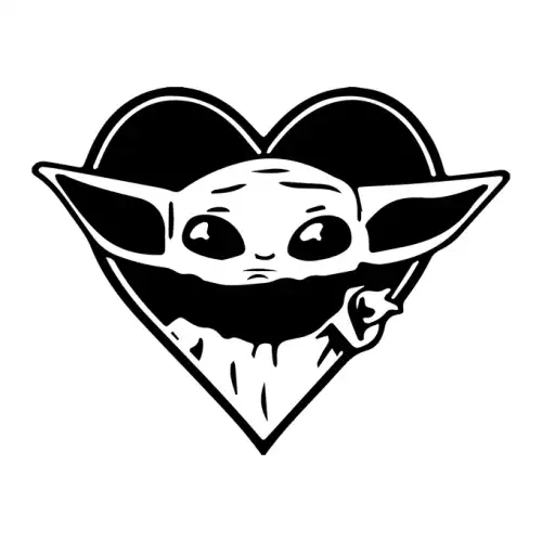Baby Yoda SVG Design | SVG Files for Cricut & Print