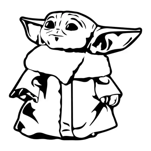 Baby Yoda SVG Design | SVG Files for Cricut & Print