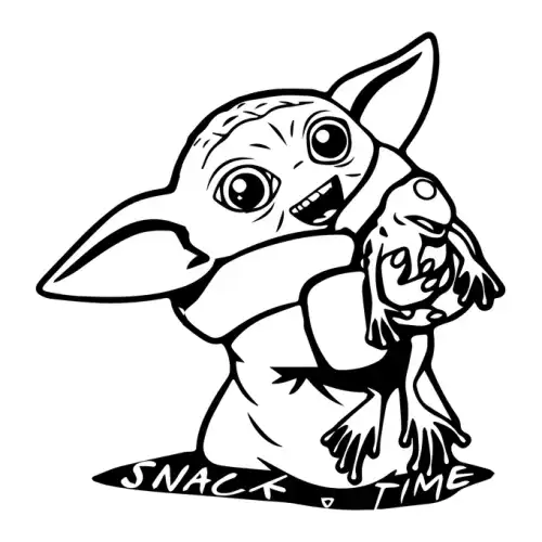Baby Yoda SVG Design | SVG Files for Cricut & Print