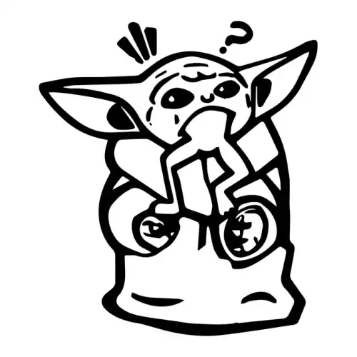 Baby Yoda SVG Design | SVG Files for Cricut & Print