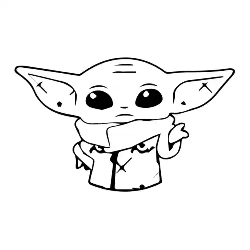 Baby Yoda SVG Design | SVG Files for Cricut & Print