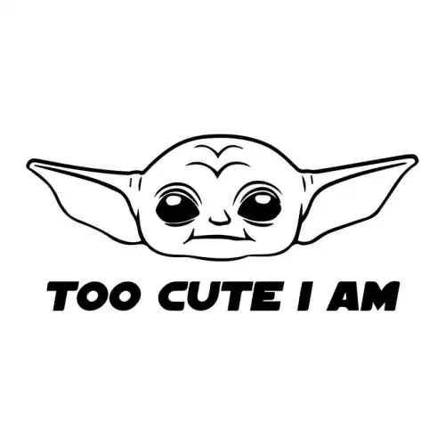 Baby Yoda SVG Design | SVG Files for Cricut & Print