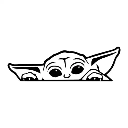 Baby Yoda SVG Design | SVG Files for Cricut & Print