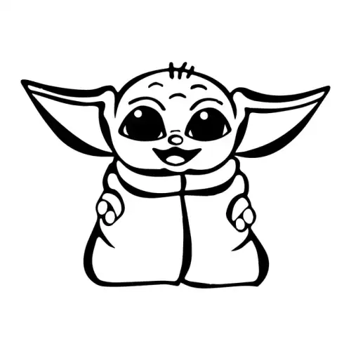 Baby Yoda SVG Design | SVG Files for Cricut & Print