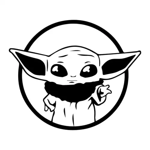 Baby Yoda SVG Design | SVG Files for Cricut & Print