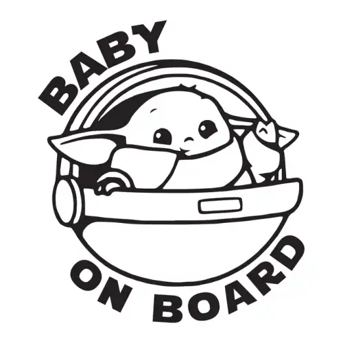 Baby Yoda SVG Design | SVG Files for Cricut & Print