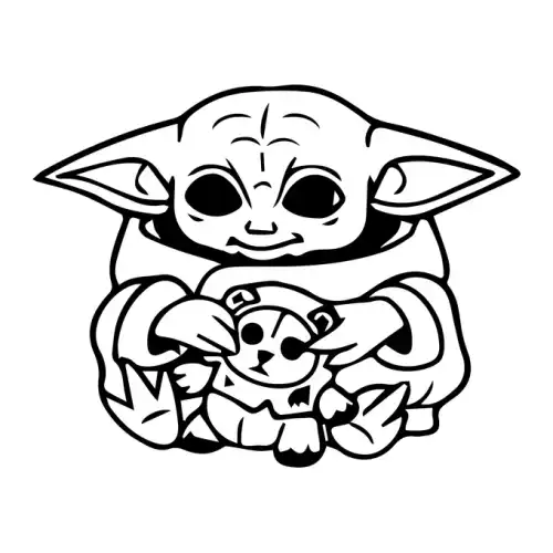 Baby Yoda SVG Design | SVG Files for Cricut & Print