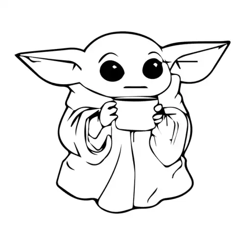 Baby Yoda SVG Design | SVG Files for Cricut & Print