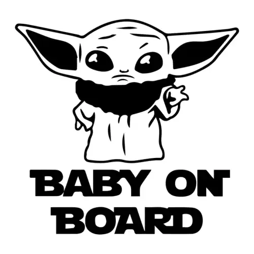 Baby Yoda SVG Design | SVG Files for Cricut & Print