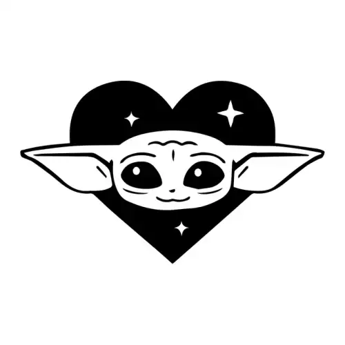 Baby Yoda SVG Design | SVG Files for Cricut & Print