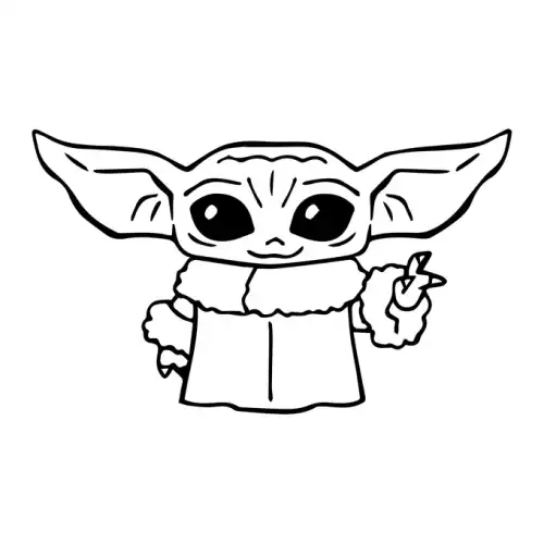 Baby Yoda SVG Design | SVG Files for Cricut & Print