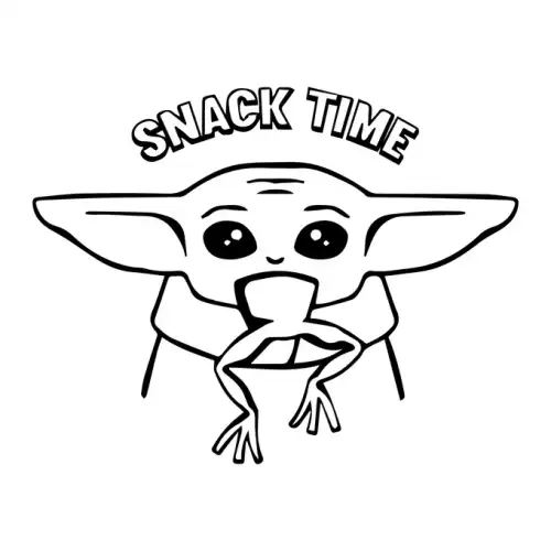 Baby Yoda SVG Design | SVG Files for Cricut & Print