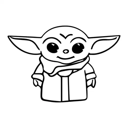 Baby Yoda SVG Design | SVG Files for Cricut & Print