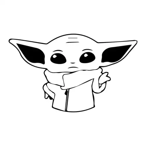 Baby Yoda SVG Design | SVG Files for Cricut & Print