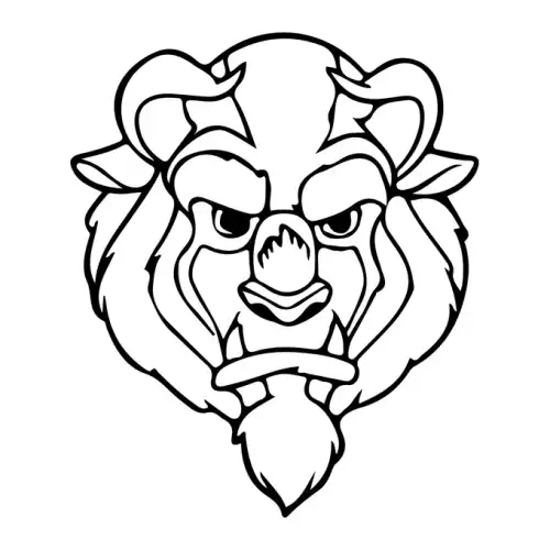 Beauty Beast SVG Design | SVG Files for Cricut & Print
