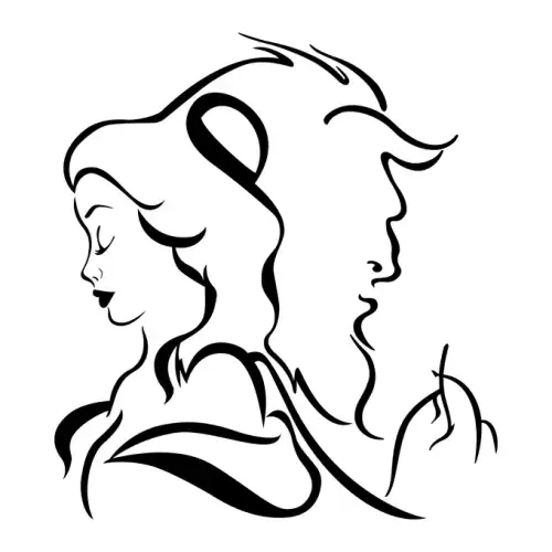 Beauty Beast SVG Design | SVG Files for Cricut & Print
