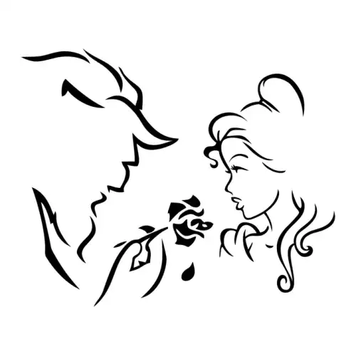 Beauty Beast SVG Design | SVG Files for Cricut & Print
