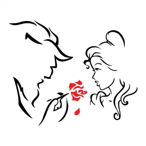 Beauty Beast SVG Design | SVG Files for Cricut & Print