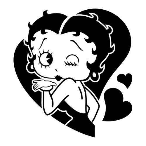 Betty Boop SVG Design | SVG Files for Cricut & Print