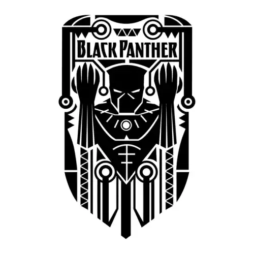 Black Panther SVG Design | SVG Files for Cricut & Print