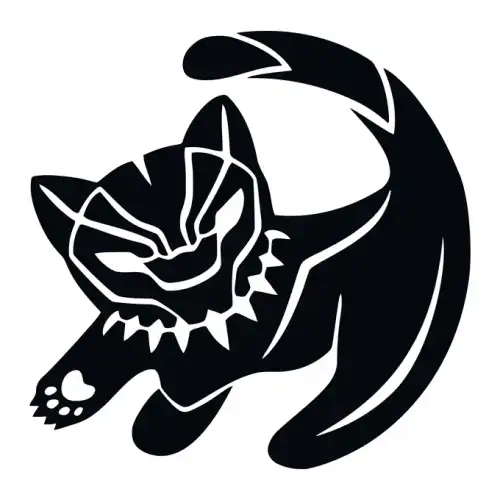Black Panther SVG Design | SVG Files for Cricut & Print