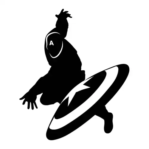 Captain America SVG Design | SVG Files for Cricut & Print