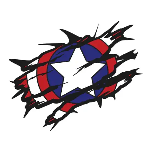 Captain America SVG Design | SVG Files for Cricut & Print
