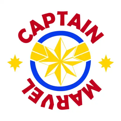 Captain Marvel SVG Design | SVG Files for Cricut & Print