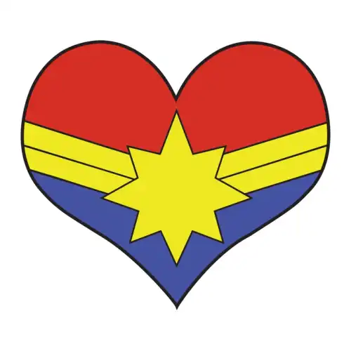Captain Marvel SVG Design | SVG Files for Cricut & Print
