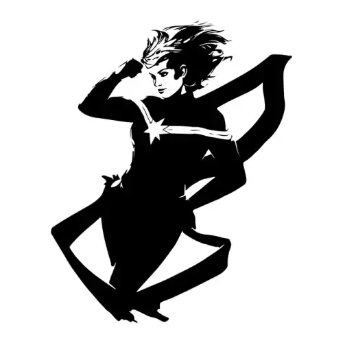 Captain Marvel SVG Design | SVG Files for Cricut & Print