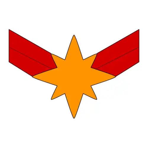 Captain Marvel SVG Design | SVG Files for Cricut & Print
