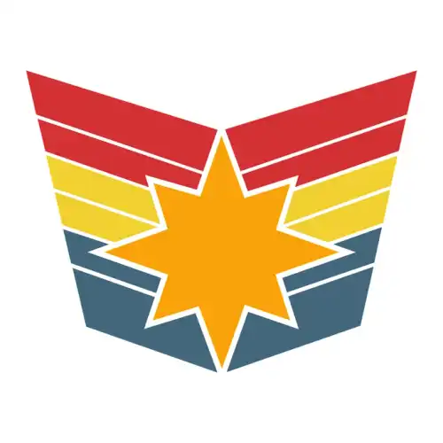 Captain Marvel SVG Design | SVG Files for Cricut & Print