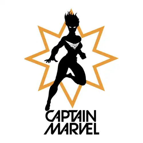 Captain Marvel SVG Design | SVG Files for Cricut & Print