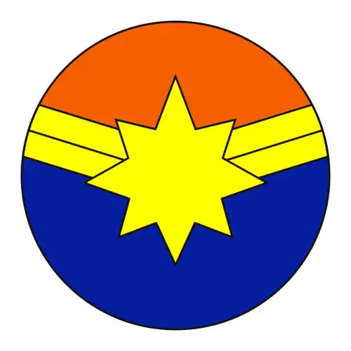 Captain Marvel SVG Design | SVG Files for Cricut & Print