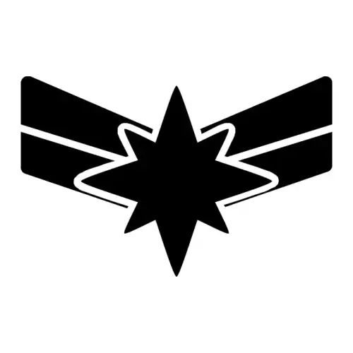 Captain Marvel SVG Design | SVG Files for Cricut & Print