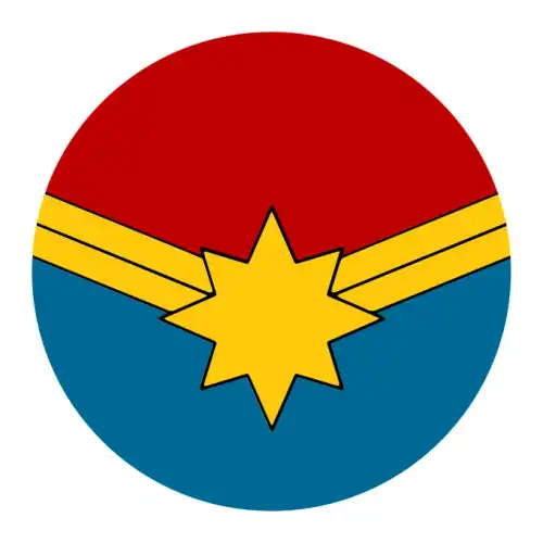 Captain Marvel SVG Design | SVG Files for Cricut & Print