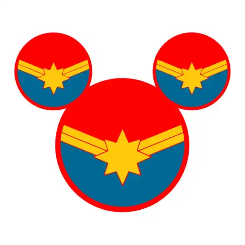 Captain Marvel SVG Design | SVG Files for Cricut & Print