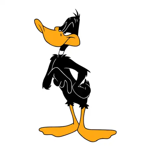 Daffy Duck SVG Design | SVG Files for Cricut & Print