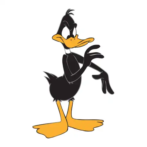 Daffy Duck SVG Design | SVG Files for Cricut & Print