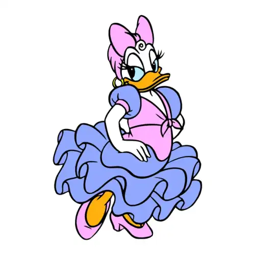 Daisy Duck SVG Design | SVG Files for Cricut & Print