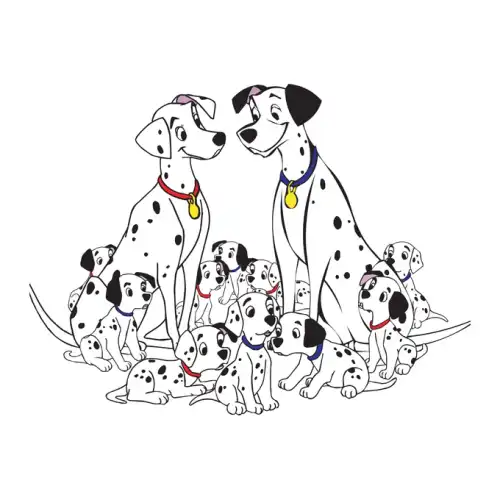 Dalmatians SVG Design | SVG Files for Cricut & Print