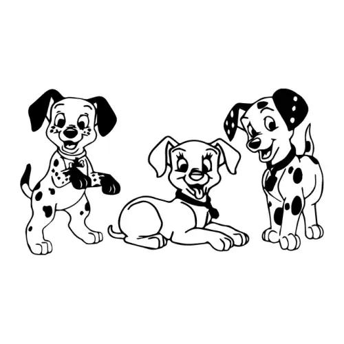 Dalmatians SVG Design | SVG Files for Cricut & Print