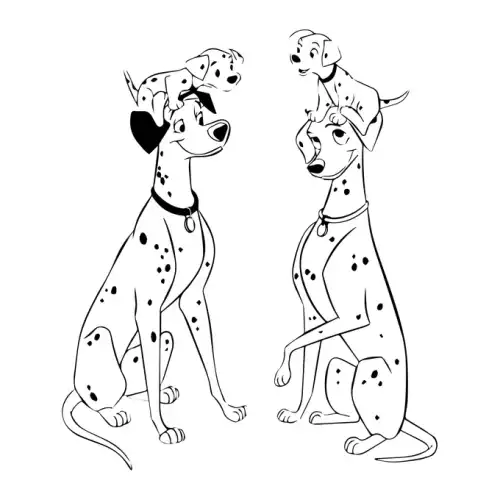 Dalmatians SVG Design | SVG Files for Cricut & Print