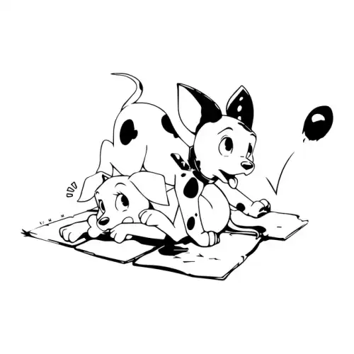 Dalmatians SVG Design | SVG Files for Cricut & Print